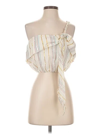 Pre-owned Tularosa Sleeveless Blouse In Yellow