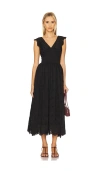 Tularosa Sofie Midi Dress In Black