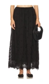 Tularosa Sofiya Maxi Skirt In Black