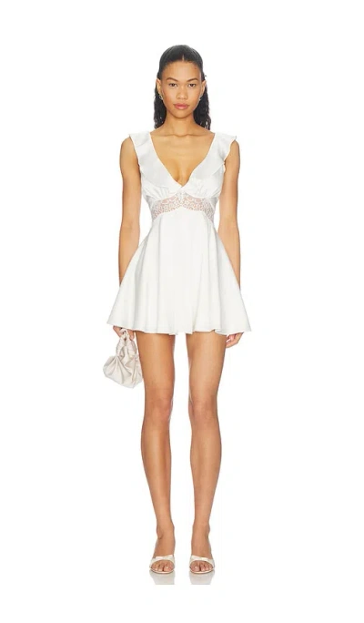 Tularosa Sophia Mini Dress In White