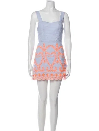 Pre-owned Tularosa Striped Mini Dress In Multi