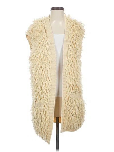 Pre-owned Tularosa Sweater Vest In White