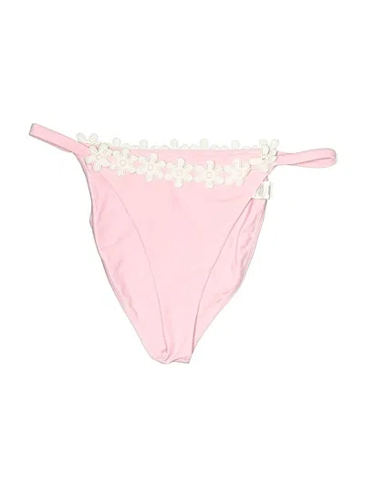 Pre-owned Tularosa Swimsuit Bottoms In Pink