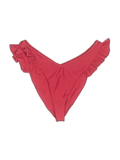 Pre-owned Tularosa Swimsuit Bottoms In Red