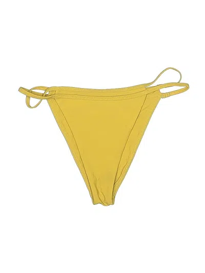Pre-owned Tularosa Swimsuit Bottoms In Yellow