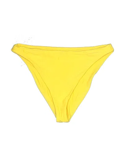 Pre-owned Tularosa Swimsuit Bottoms In Yellow