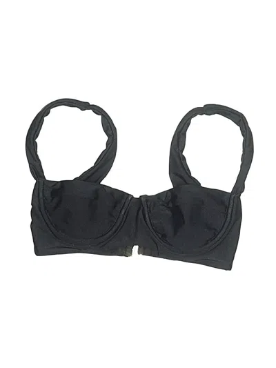 Pre-owned Tularosa Swimsuit Top Black Swimwear