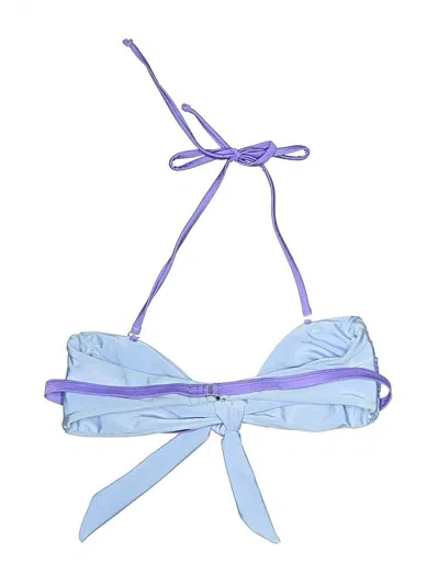 Pre-owned Tularosa Swimsuit Top Blue Swimwear