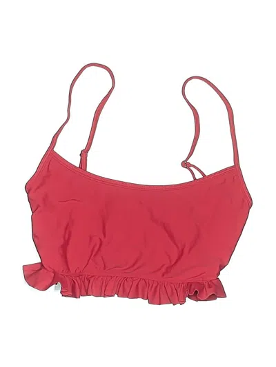Pre-owned Tularosa Swimsuit Top Red Swimwear