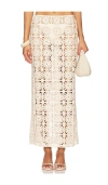 Tularosa Tahlia Maxi Skirt In White