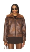 Tularosa Tanya Jacket In Coffee Brown
