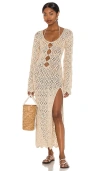 Tularosa Tarik Maxi Dress In Creme