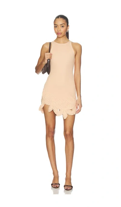 Tularosa Tayler Mini Dress In Neutral