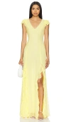 Tularosa Abendkleid Taylor In Lemon