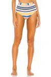 Tularosa Thessy Bikini Bottom In Seventies Stripe In Multi