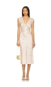 Tularosa Tina Midi Dress In Blush