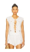 Tularosa Tory Top In White