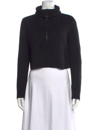 Pre-owned Tularosa Turtleneck Sweater In Black