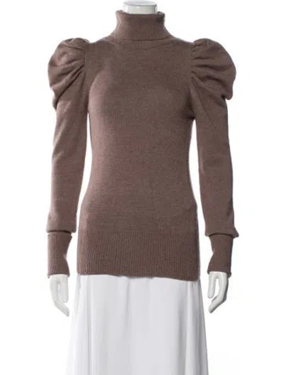 Pre-owned Tularosa Turtleneck Sweater In Brown