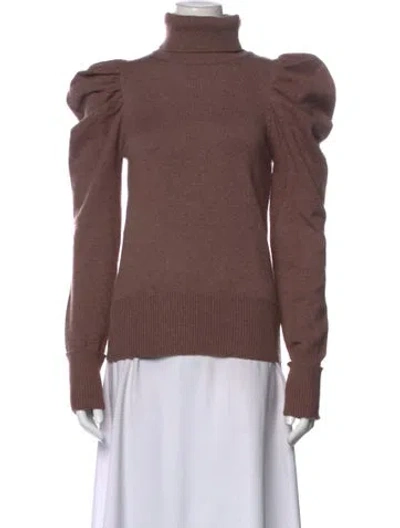 Pre-owned Tularosa Turtleneck Sweater In Brown