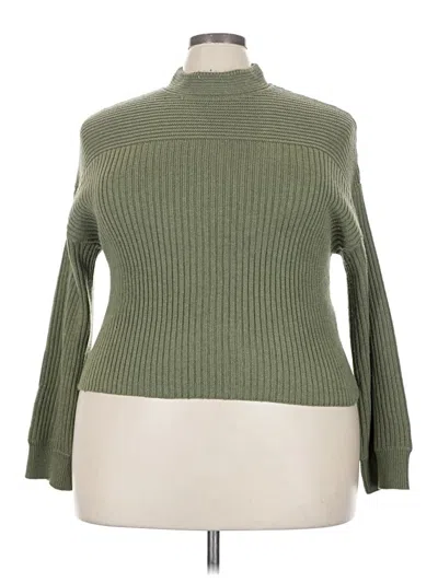 Pre-owned Tularosa Turtleneck Sweater In Green