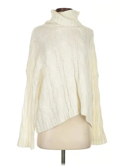 Pre-owned Tularosa Turtleneck Sweater In White