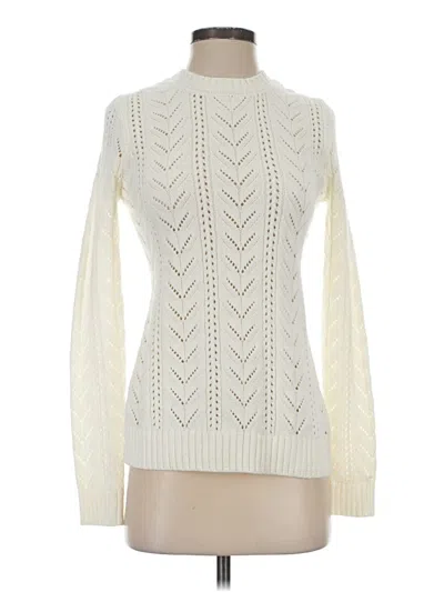 Pre-owned Tularosa Turtleneck Sweater In White