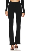 Tularosa Variegated Rib Pant In Black