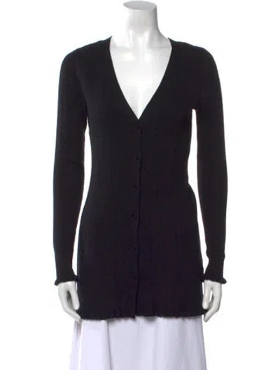 Pre-owned Tularosa V-neck Mini Dress In Black