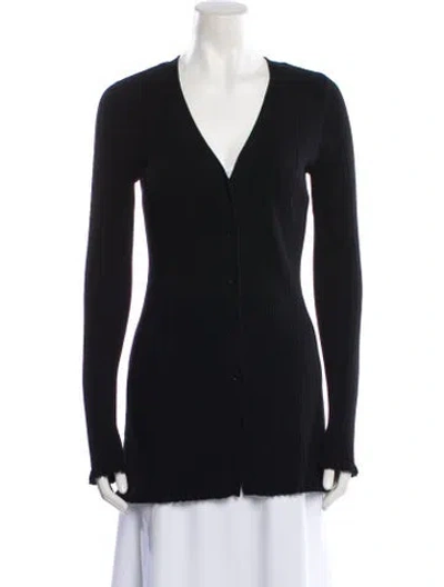 Pre-owned Tularosa V-neck Sweater In Black