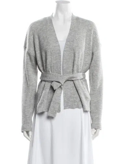 Pre-owned Tularosa V-neck Sweater In Gray