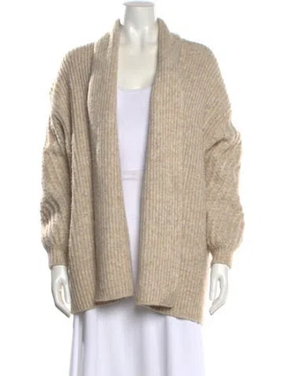 Pre-owned Tularosa V-neck Sweater In Neutral