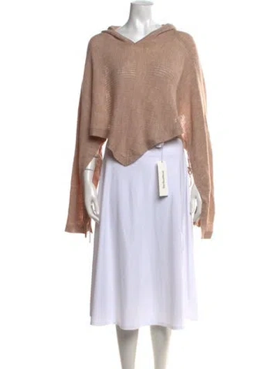 Pre-owned Tularosa V-neck Sweater In Neutrals