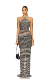 Tularosa Wisteria Maxi Dress In Black