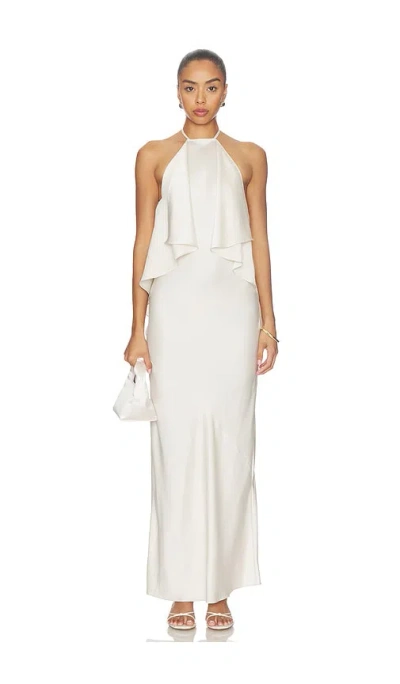 Tularosa X Emma Rose Lou Gown In White