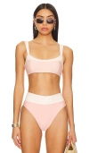 Tularosa Zaynab Top In Coral & Blush
