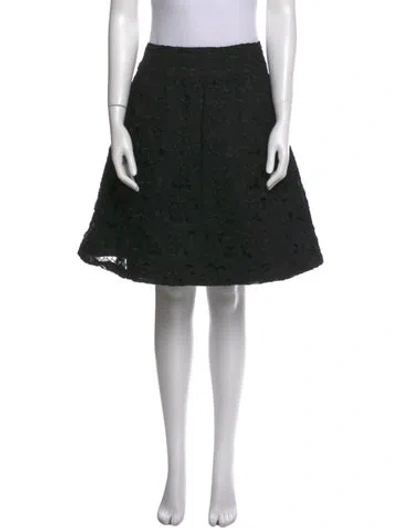 Pre-owned Tuleh Silk Knee-length Skirt In Black