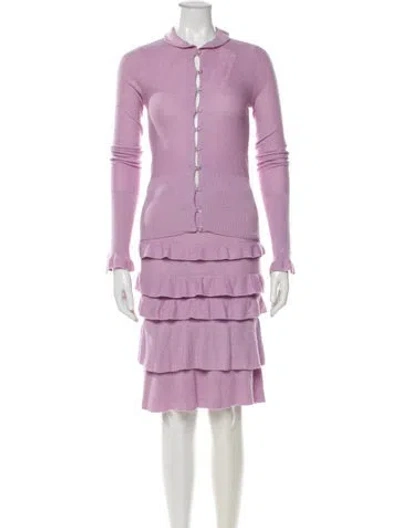 Pre-owned Tuleh Skirt Set In Purple