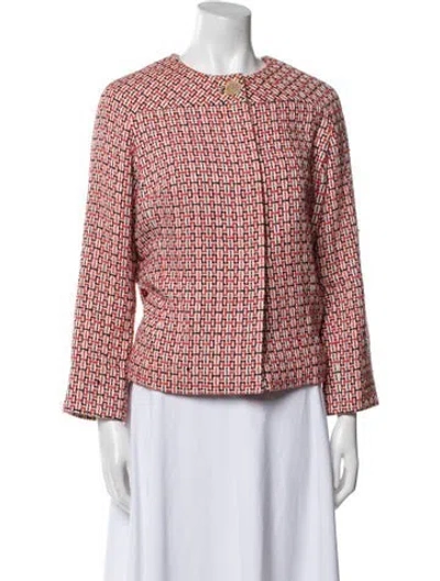 Pre-owned Tuleh Tweed Pattern Evening Jacket In Multi