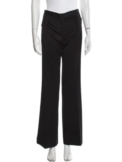Pre-owned Tuleh Wide Leg Pants In Black