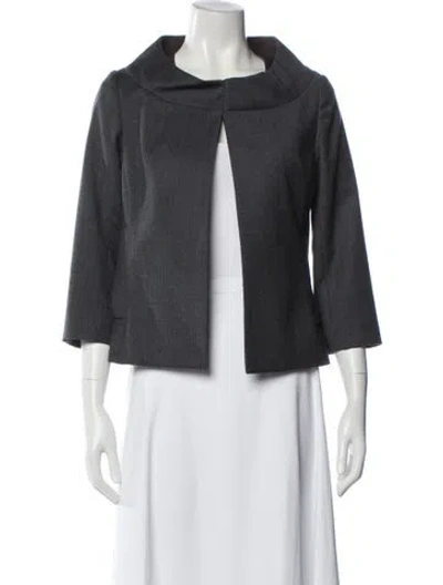 Pre-owned Tuleh Wool Jacket In Gray