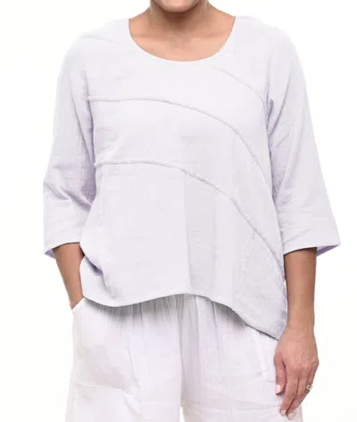 Tulip Clothing Adeline Pullover Top In White