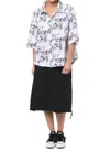 Tulip Clothing Alice Shirt In White Etching In Multi