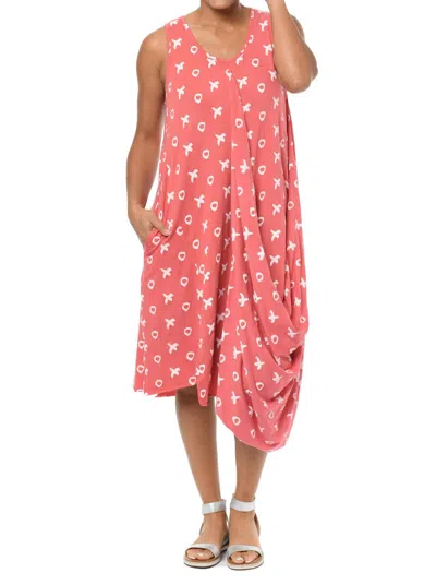 Tulip Clothing Laurel Dress In Paradise Xo In Pink