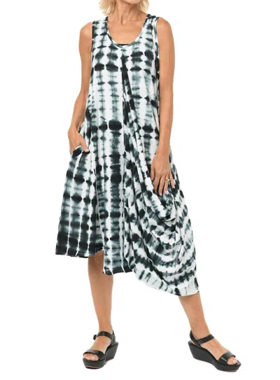 Tulip Clothing Angelina Dress In Thunder In Black