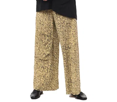 Tulip Clothing Ariella Pant In Hemp Squiggle In Multi