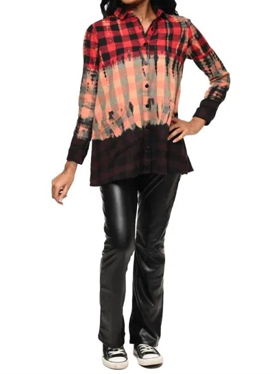 Tulip Clothing Autumn Button Down Shirt In Bridgewater Flannel In Multi