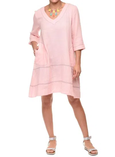 Tulip Clothing Bungalow Dress In Peony In Pink