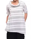 Tulip Clothing Calla Top In Fairbanks Stripe In Multi