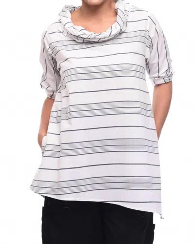 Tulip Clothing Calla Top In Fairbanks Stripe In Multi
